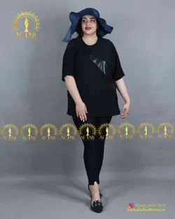 بلوز خرجکار چرم مجلسی سایز بزرگ 3810