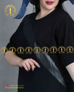 بلوز خرجکار چرم مجلسی سایز بزرگ 3810