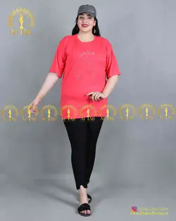 تیشرت نگین اسب سایز بزرگ3791