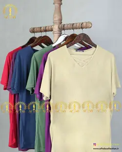 ست راحتی ساده ضربدر سایز بزرگ3884