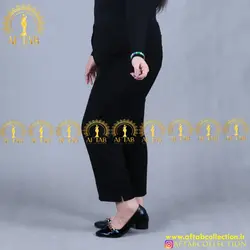 شلوار کرپ گاباردین قد 100 سایز بزرگ3557