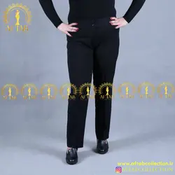 شلوار کرپ گاباردین قد 100 سایز بزرگ3557