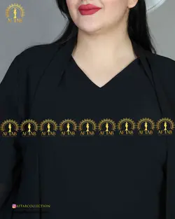 شومیز یقه کرواتی مجلسی سایز بزرگ 3926