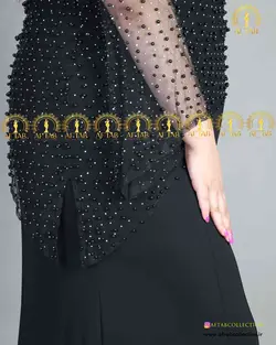 پیراهن مرواریدی مجلسی سایز بزرگ3952