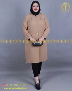 مانتو اسکودا چین دار اداری سایز بزرگ ۳۹۶۰