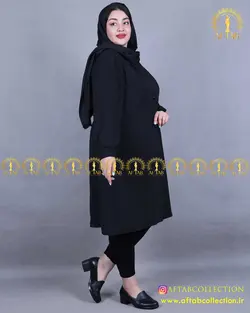 مانتو اسکودا چین دار اداری سایز بزرگ ۳۹۶۰