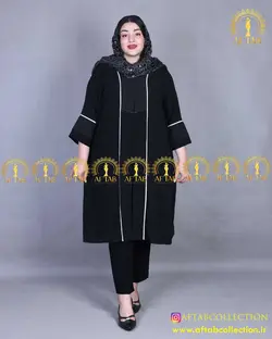 مانتو مجلسی کریشه بیزو سایز بزرگ 3966