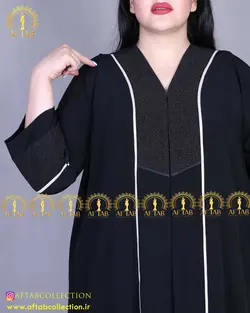 مانتو مجلسی کریشه بیزو سایز بزرگ 3966