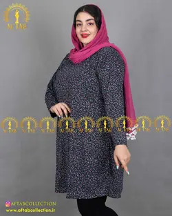 تونیک بلند راحتی سایز بزرگ 3992