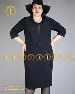 دامن میدی سایز بزرگ 4015