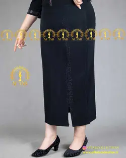 دامن ماکسی بلند قد 95 سایز بزرگ 4018