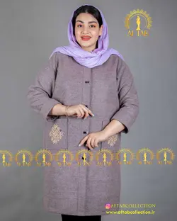 پالتو موهر جیب گلدوزی سایز بزرگ 4021