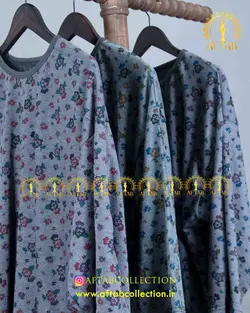 ست بلوز شلوار راحتی نانی سایزبزرگ4056