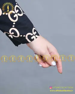 بلوز راحتی طرحدار سایزبزرگ 4082