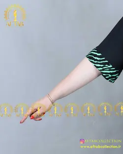 شومیز زیپدار یک طرف طرحدار سایزبزرگ 4144