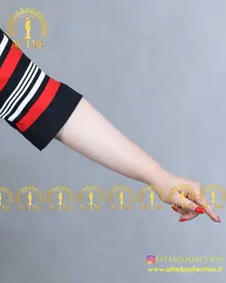 شومیز زیپدار یک طرف طرحدار سایزبزرگ 4144