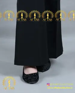 شلوار کرپ گاباردین دمپاگشاد سایزبزرگ4132