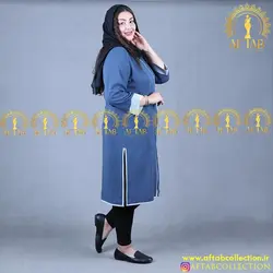 مانتو آستین هشتی تابستانه سایزبزرگ