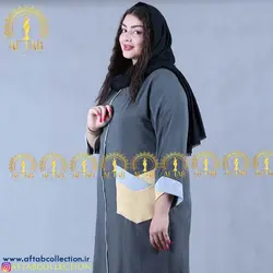 مانتو آستین هشتی تابستانه سایزبزرگ