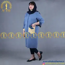 مانتو آستین هشتی تابستانه سایزبزرگ