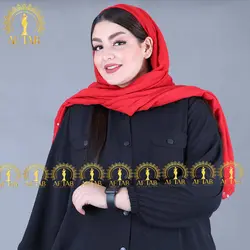 مانتو پیراهنی کوتاه اسپرت سایزبزرگ