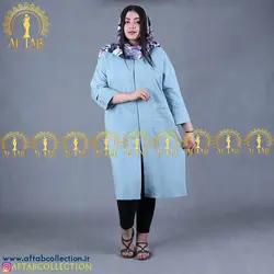 مانتو پلیسه دوزی چاکدار تابستانه سایزبزرگ