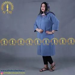 مانتو پلیسه دوزی چاکدار تابستانه سایزبزرگ