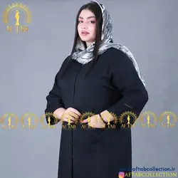 مانتو پلیسه دوزی چاکدار تابستانه سایزبزرگ