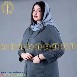 مانتو پلیسه دوزی چاکدار تابستانه سایزبزرگ