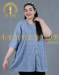 تونیک راحتی فول سایز ویسکوز سایز بزرگ