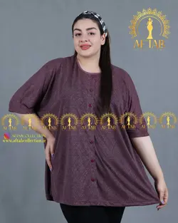 تونیک راحتی فول سایز ویسکوز سایز بزرگ
