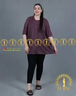 تونیک راحتی فول سایز ویسکوز سایز بزرگ