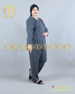 ست راحتی ترک طرحدار سایزبزرگ 4203