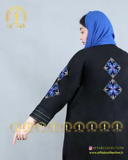 مانتو سوییت خرجکار گلدوزی سایزبزرگ 4210