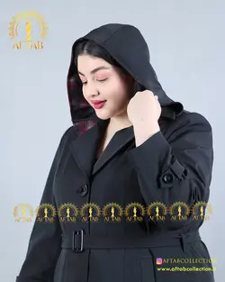 پالتو پرادا خرجکار چهارخونه سایزبزرگ 4212