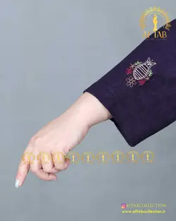 بلوز فون دار گلدوزی سایزبزرگ 4272