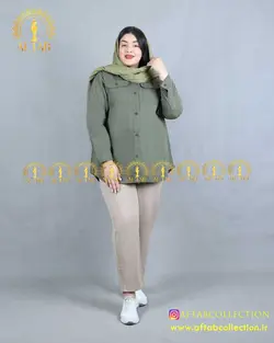 مانتو کتان کوتاه بهاره سایزبزرگ 4244