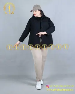 مانتو کتان کوتاه بهاره سایزبزرگ 4244