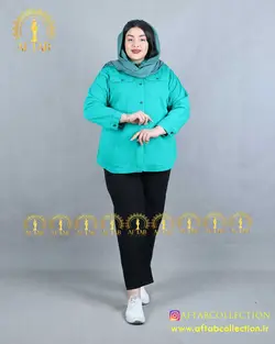 مانتو کتان کوتاه بهاره سایزبزرگ 4244