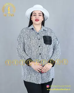 شومیز جیب شاین سایزبزرگ 4302