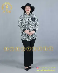 شومیز جیب شاین سایزبزرگ 4302