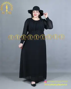 پیراهن مجلسی مدل آتشی سایزبزرگ 4330