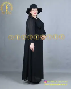 پیراهن مجلسی مدل آتشی سایزبزرگ 4330