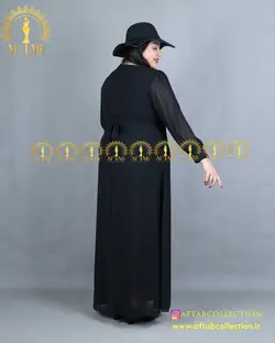 پیراهن مجلسی مدل آتشی سایزبزرگ 4330