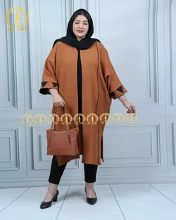 مانتو لنین شانتون مثلثی سایز بزرگ 4346