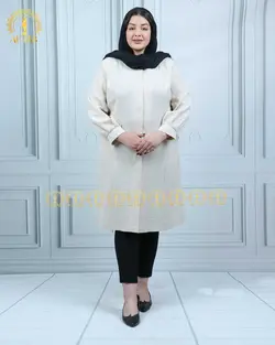 مانتو لنین دمسه دوزی سایز بزرگ 4350