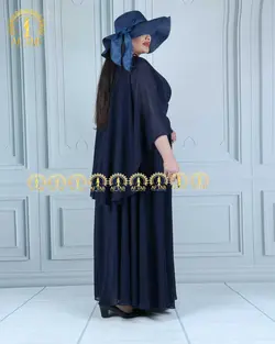 پیراهن مجلسی وسط سنگی ستاره سایزبزرگ 4368