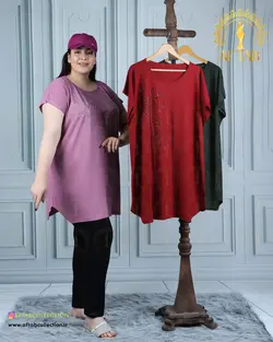 تونیک راحتی نگین خوشه سایزبزرگ 4469