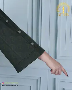 تونیک راحتی آستین دکمه سایزبزرگ 4459