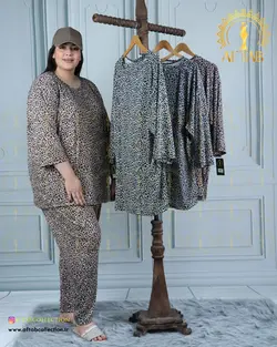 ست راحتی پلنگی سایزبزرگ 4456